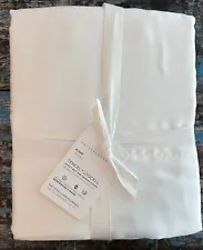 New Pottery Barn King Size White Tencel Lyocell Sheet Set