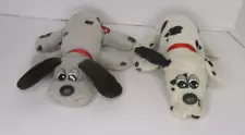 Tonka Pound Puppies Puppy Plush Mini 7" Long Lot of 2 Dogs READ