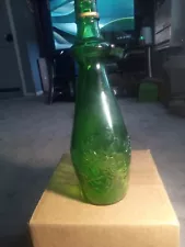 4/5 Quart Emerald Green Wine Bottle