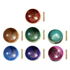 Singing Bowl set of 7- Tibetan Set Bowl for sale-Color set of 7-Healing Yoga set