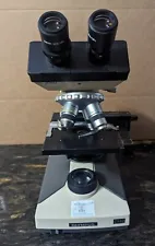 Olympus CH-2 CHT Binocular Microscope w/ 4x, 10x, 40x, 100x Objective Lenses