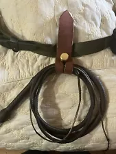 Indiana Jones Style Bullwhip Holder Holster Carrier “S” model