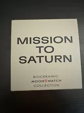 Swatch x Omega Bioceramic Moonswatch Mission to Saturn