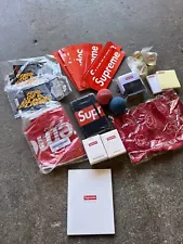 Supreme Accessories And Sticker Lot