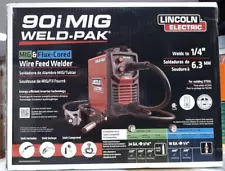 NEW Lincoln Electric WELD-PAK 90i MIG and Flux-Cored Wire Feeder Welder with Gas