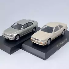 Kyosho 1/64 Toyota Altezza 20 Silver, Soarer Beige Set of 2 Mini Car