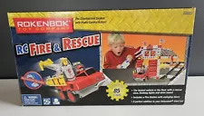 Very Rare Rokenbok Rc Fire & Rescue Remote Control Fire Truck Set - Brand New