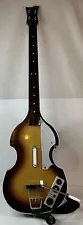 Beatles Rockband Hofner Bass Guitar Controller for Wii Model #NWGTS3 W/ Strap