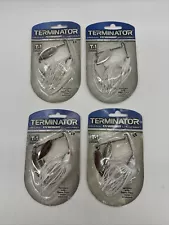 4 Terminator Titanium T-1 1/2 oz. Spinnerbait White Shad New On Cards