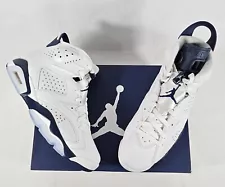 Air Jordan 6 Retro White Midnight Navy Men's 9.5 CT8529-141 NEW