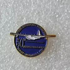 Howard Hughes H-1 Racer Aircraft Plane 50th Anniversary Lapel Pin