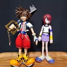 Disney Kingdom Hearts soft vinyl figure lot of 2 set Kairi Sora #2679