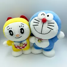 Doraemon & Dorami Plushie NTT Original Not for Sale Used Good Condition JAPAN