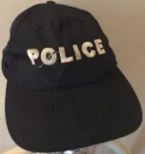 Obsolete British POLICE all cotton navy blue ball cap #34