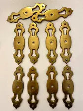 Lot 10- Brass Back Plates for Knobs 4" x 1" (#'s Last Photo)-SALE