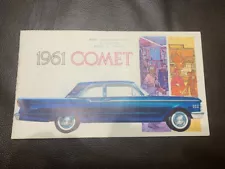 1961 Comet "Pick Your Comet, Pack Your Bags" Factory Sales Brochure - Original