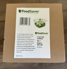 5 Cup Foodsaver vacuum sealer canister containers NEW IN BOX Qty 2