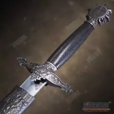 14" Medieval Knights Templar Fixed Blade Dagger Stainless Steel Blade