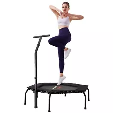 Trampoline Bungee Rebounder Gym Fitness Jump Trainer with Handle T Bar