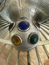 One TEENS 20s VINTAGE JEWELED RUNNING BOARD COWL FENDER LIGHT LAMP