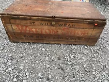 Antique Wooden Walton Shoe Box/Crate