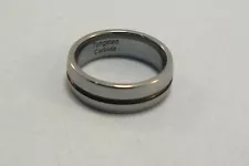 Tungsten Carbide Men's Ring Size 12.75