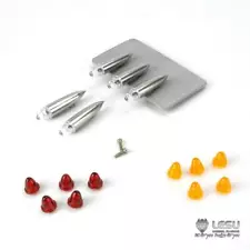 On Sale LESU 1/14 for Tamiya RC Tractor Truck Cabin Roof 3MM Metal Lamp Cup B