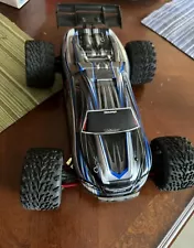 Traxxas E-Revo VXL Brushless 1/16 4WD RTR Monster Truck (Blue) DUAL BATTERY