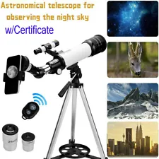 Professional Astronomical Telescope Night Vision w/Certificate HD Viewing Space