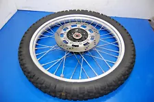 2001 87-07 KLR650 FRONT WHEEL ASEMBLY DRUM HUB RIM BRAKE ROTOR 41034-1153 OEM