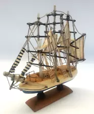 Model Clipper Ship 3 Masted 6" w/Stand