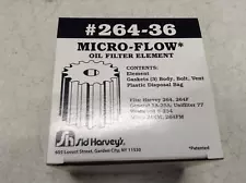 NEW MICRO-FLOW OIL FILTER ELEMENT FOR OIL FURNACE 264-36