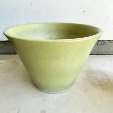 Mid Century Modern LaGardo Tackett Avocado Architectural Pottery Planter S-04