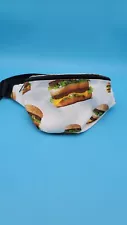 SUPER RARE McDonald’s BIG MAC Fanny Pack ð Zippered Pouch Burgers Travis Scott