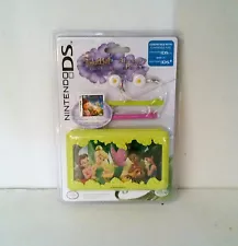 NEW Nintendo DS Lite TINKER BELL FAIRY MIRROR GAME CASE STYLUS FLOWER CHARMS