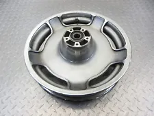 2007 06-13 Harley Davidson FLHX Street Glide OEM Front Wheel Rim Straight 16x3