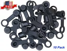 10 Pack - Unversal Bleeder Valve / Screw Cap Zerk Fitting Rubber Dust Covers