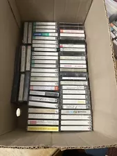 Lot of 10 Mixed Random Used Cassette Tapes Sold as Blanks Normal Bias Type 1