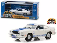 1976 FORD MUSTANG COBRA II WHITE "CHARLIE'S ANGELS" 1/43 BY GREENLIGHT 86516