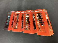 Vintage London Telephone Boxes Post Card