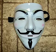 V for Vendetta Mask for Halloween Costume. Adult Sz.