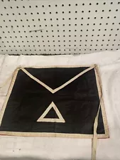 MASONIC KNIGHT MASON APRON #11 Black White