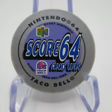 Fulgore 1997 Nintendo Score 64 at Taco Bell Item Is A Promo Coin Token Pog