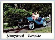 Postcard PA Kennywood Amusement Park Turnpike Car Ride Defunct AU11