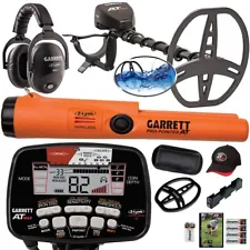 Garrett AT MAX Metal Detector, Pinpointer, Wireless Headphones, Waterproof, USA