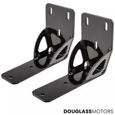 ARB Vehicle Awning Bracket PAIR Heavy Duty with Gusset Black Powder Coat 813402