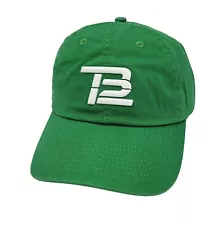 TB12 Tom Brady Limited Edition Green Relaxed-Fit Strapback OSFM Hat Cap