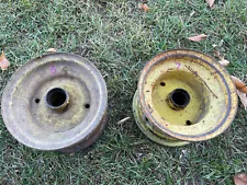 John Deere Lawn And Garden Tractor Front Rims / Wheels (2)