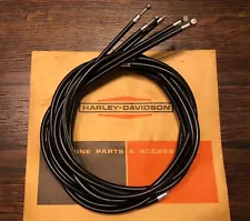 HARLEY AERMACCHI M50 M65 S COMPLETE CABLE SET - SHIFTER THROTTLE BRAKE CLUTCH