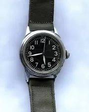 Authentic WWII Elgin Type A-11 Wristwatch 16 Jewels